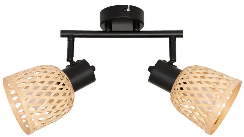 Atmosphera - Spotlámpa LIO 2xE14/25W/230V bambusz