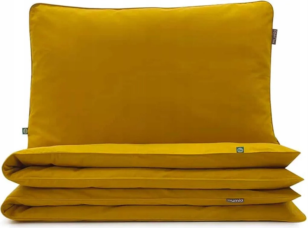 Basic Mustár ágyneműhuzat 140x200 cm 1x 60x50 cm Mumla