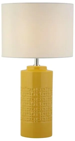 Searchlight EU60062OC - Asztali lámpa CHARLESTON 1xE27/10W/230V kerámia