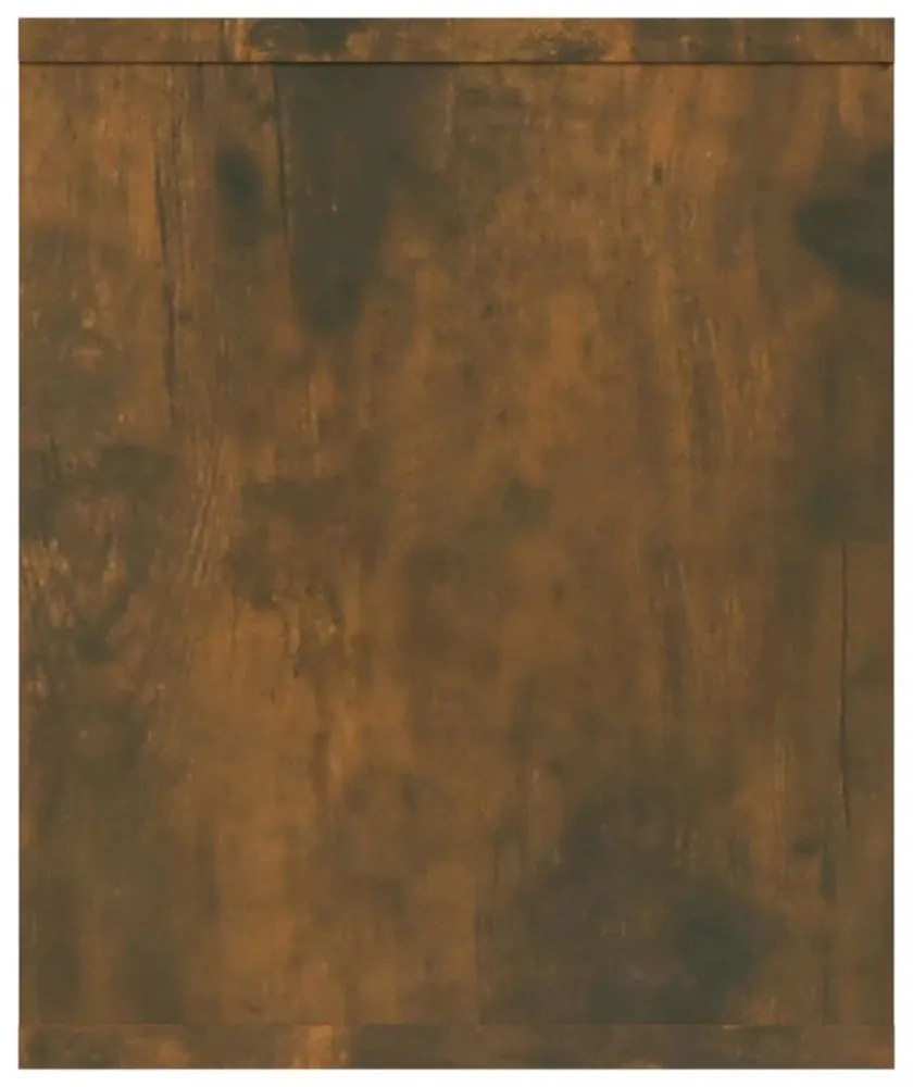 füstös tölgy színű szerelt fa könyv-/TV-szekrény 143x30x36 cm