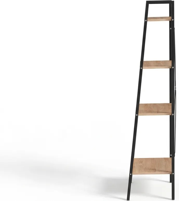 Könyvespolc TAYLOR SONOMA 4 polc 147x60 cm, sonoma tölgy