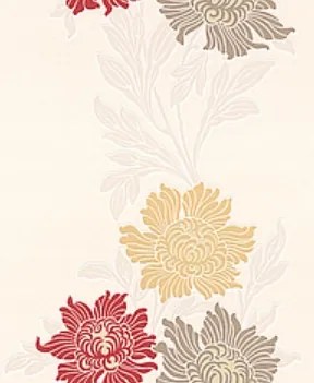 Tapéta Klasszikus Virágok Minta illeszkedés nélkül Rasch 771404