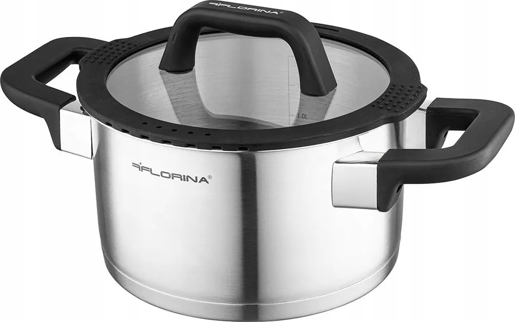 Rozsdamentes acél fazék Florina Chef by Mateusz Gessler 18 cm 2,5 l