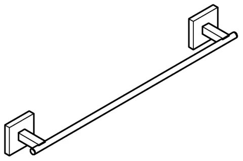 GROHE 40987DC0 - START CUBE törölközőtartó, 450 mm, nemesacél