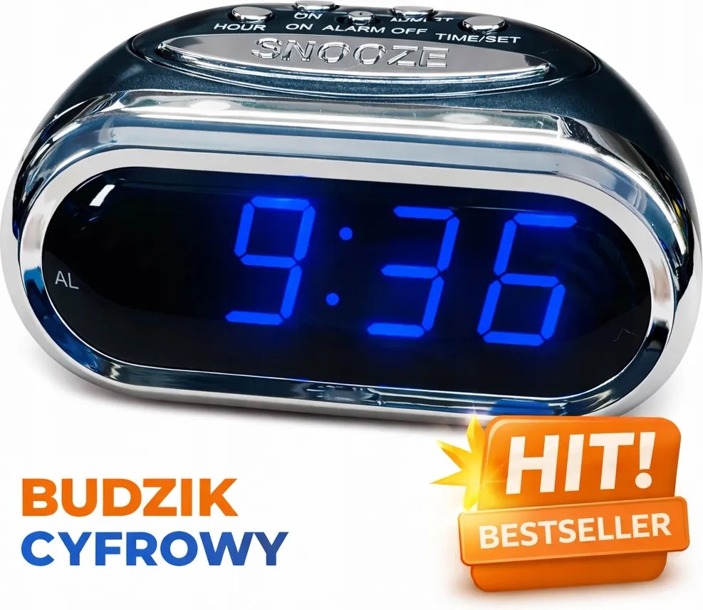 Hálózati ébresztőóra Perfect Led Xonix 21608 ébresztőóra szundi funkcióval