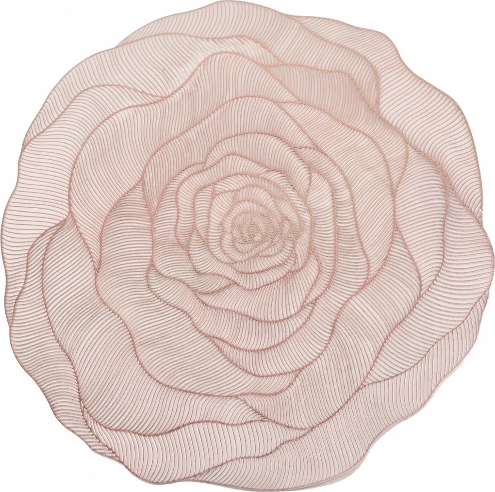 Asztali alátét rózsa 38cm kerek elegáns modern asztalszőnyeg