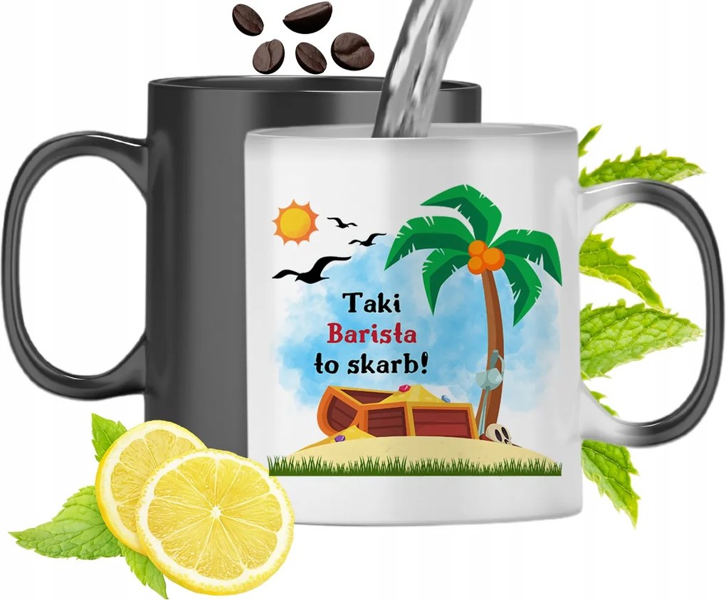 Barista Varázslatos Bögre Születésnapra Ajándék Nyomtatott Fotóval