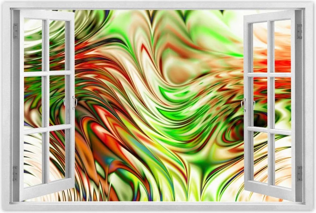 Poszterek 60x40 Színes hullámok