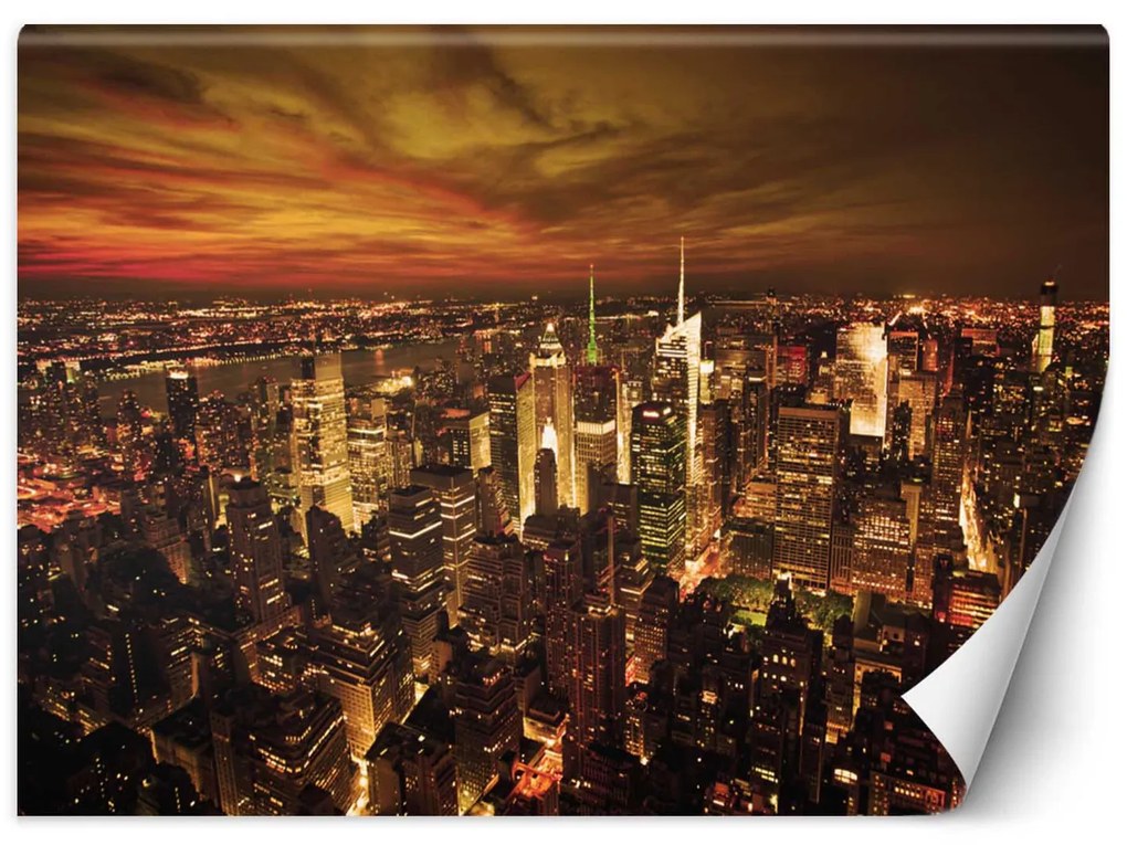 Gario Fotótapéta Midnight manhattan Anyag: Vlies, Méret: 400 x 280 cm