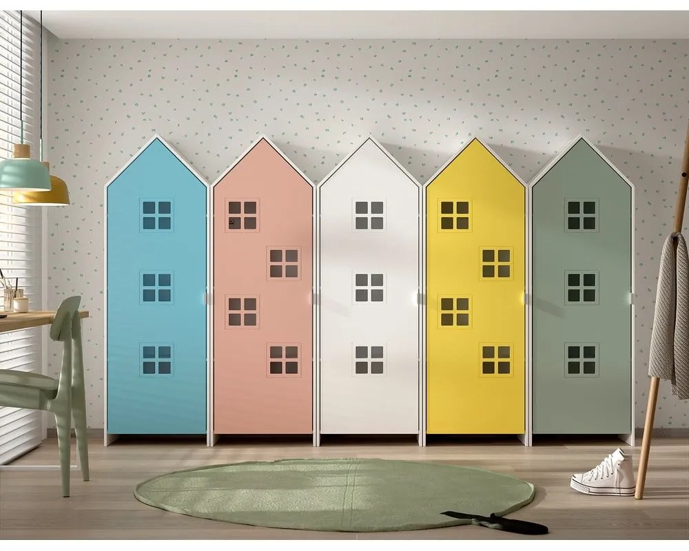 Gyerek ruhásszekrény 228x171,5 cm CASAMI BRUGES – Vipack