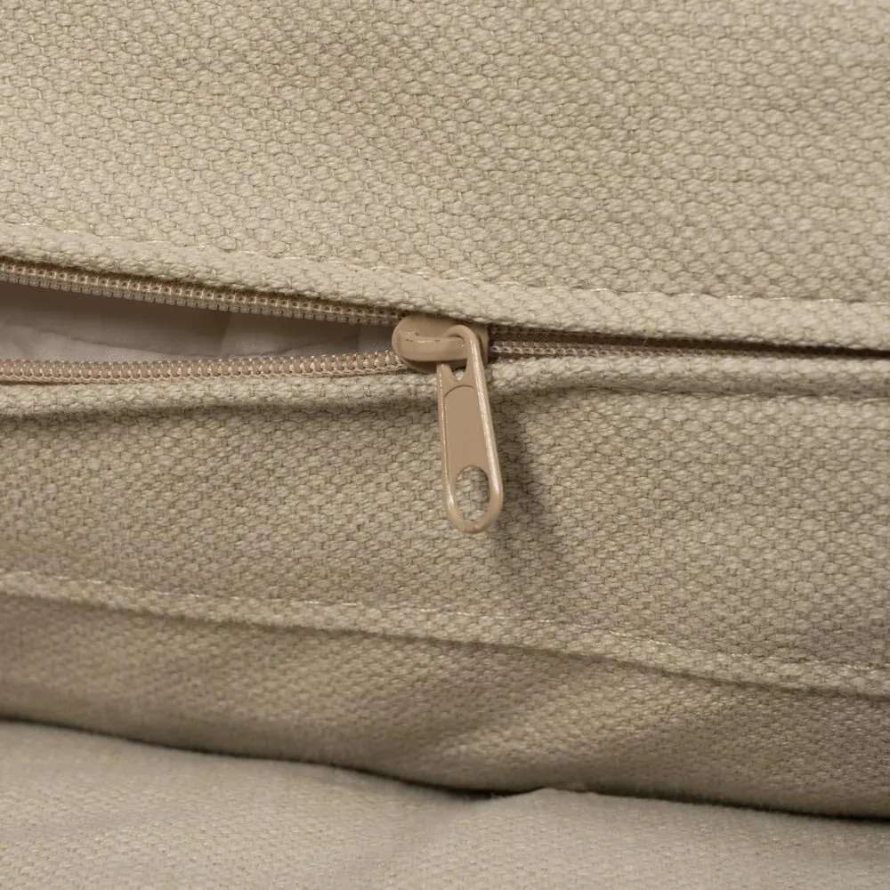 Bézs len kanapé 212 cm – Ixia