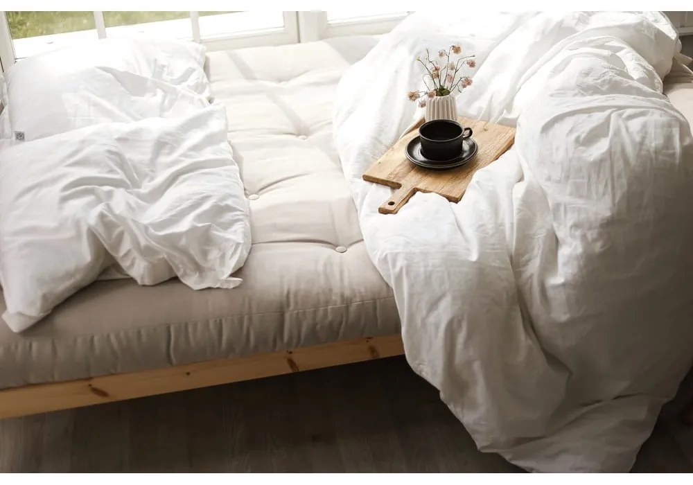 Rózsaszín kinyitható kanapé 190 cm Grab Carob – Karup Design