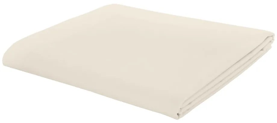 Krémszínű perkál lepedő 180x260 cm Easy Iron Percale – Catherine Lansfield