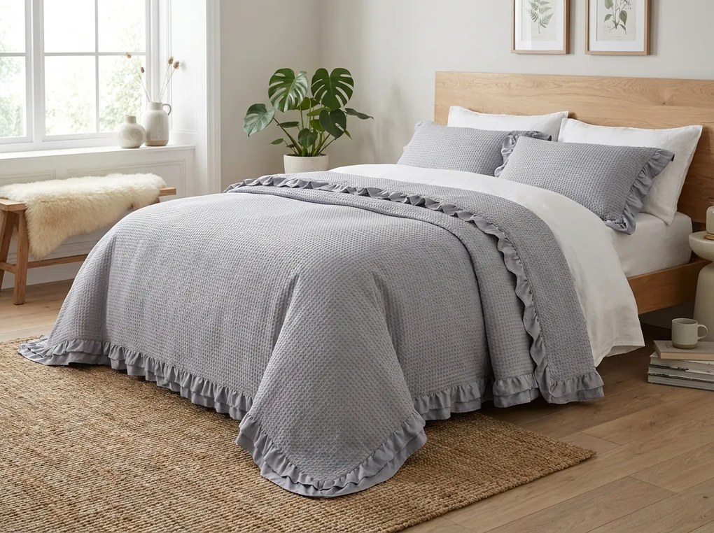 Ágytakaró MONTEGO, világosszürke Méret: 170 x 210 cm