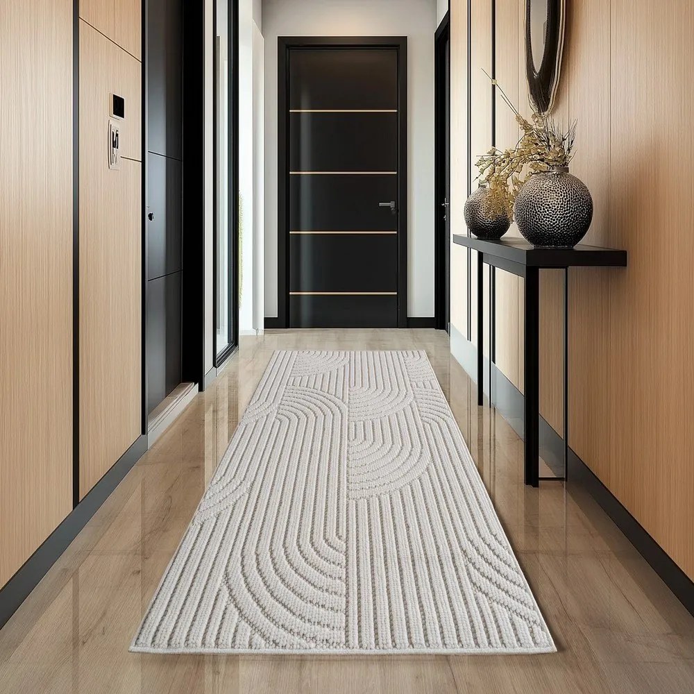 Krémszínű szőnyeg 80x150 cm Helix 2201 – Ayyildiz Carpets