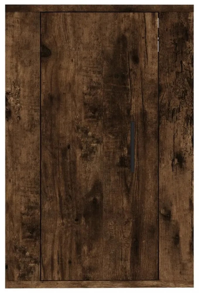 2 db füstös tölgy falra szerelhető TV-szekrény 40x34,5x60 cm