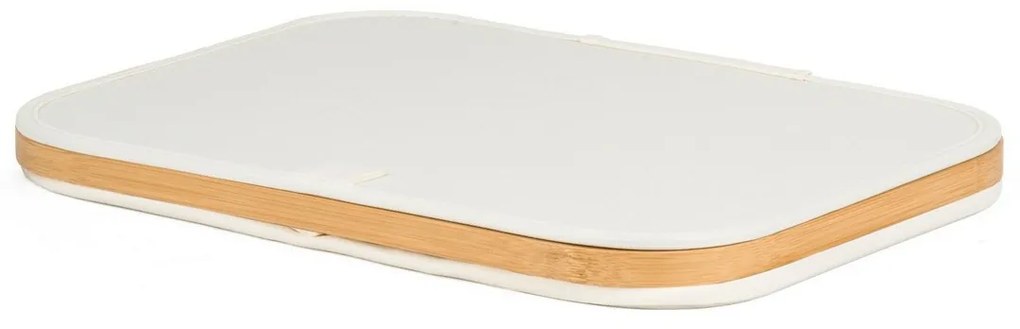 G21 tárolódoboz 40 x 30 x 15 cm, bambusz, fedéllel, bézs