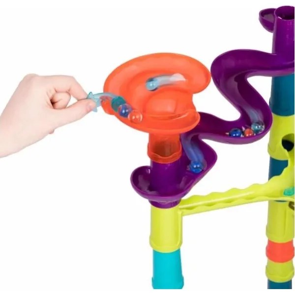 B-Toys - Üveggolyó pálya MARBLE Deluxe 3xAG13