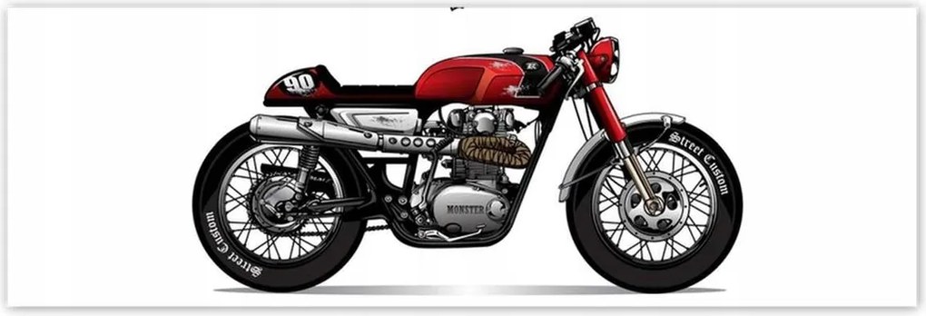 Poszterek 200x66 Motorkerékpár Antik Vintage