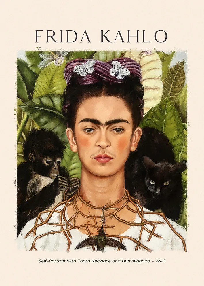 Frida Kahlo Önarckép Poszter B1 100x70cm #318