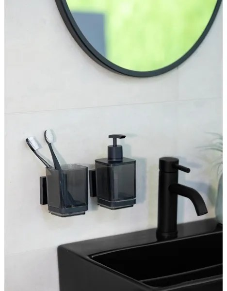 WENKO 71443800 - VACUUM-LOC QUADRO ED pohár 7,5x10 cm fekete