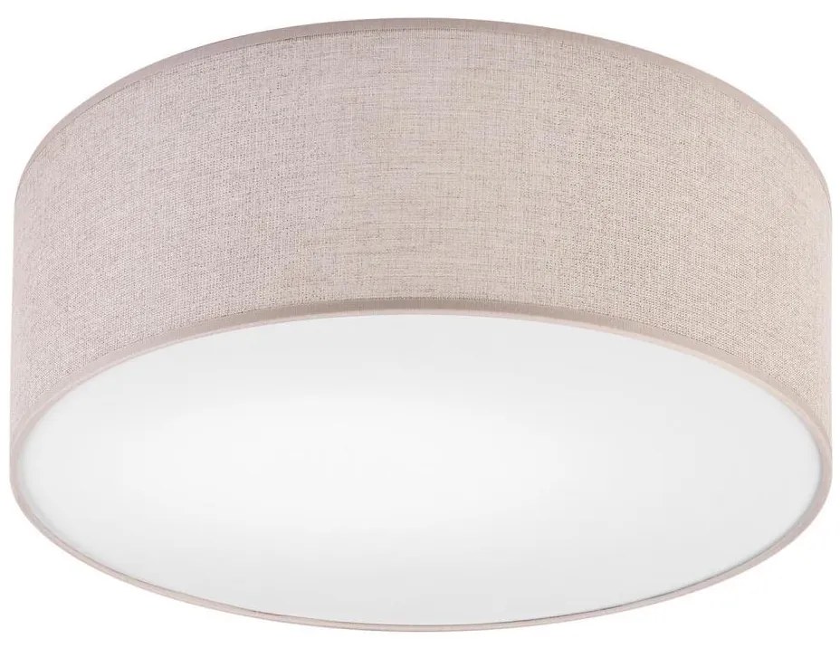 Lamkur MONTE mennyezeti lámpa 1xE27/60W/230V, átmérő 35 cm, bézs LA46648