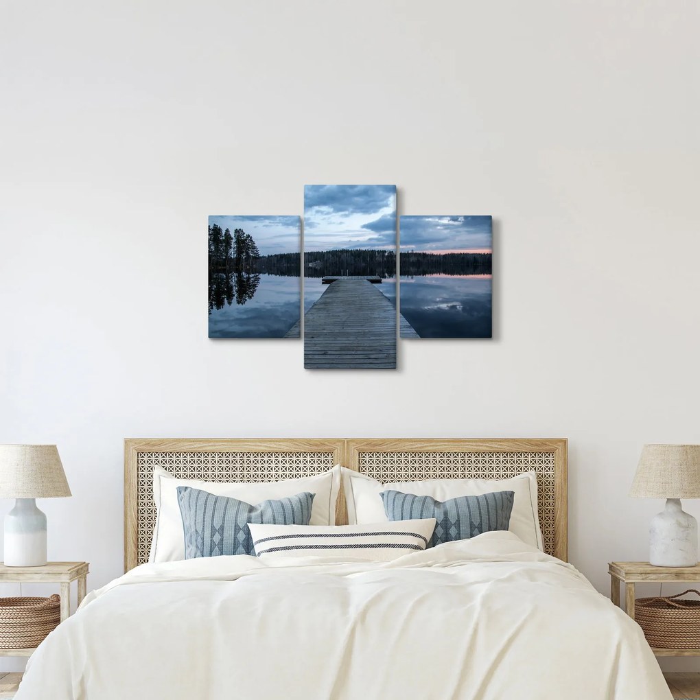 Kép - Móló a tón (90x60 cm)