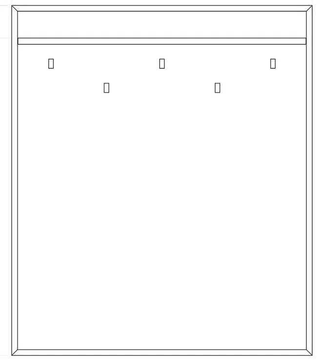 Natúr színű tölgyfa fali fogas polccal Abies – The Beds