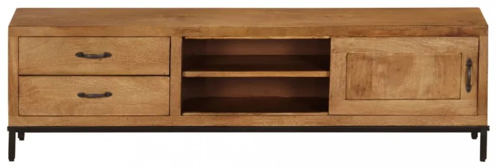 tömör mangófa TV-szekrény 140 x 30 x 40 cm