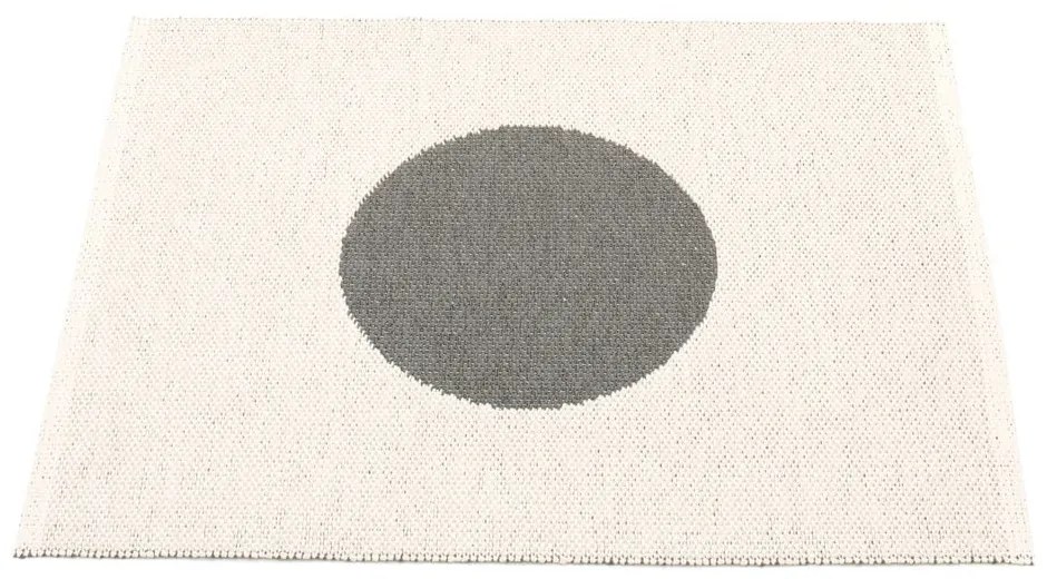 Sötétszürke kültéri-beltéri szőnyeg 70x90 cm Vera Charcoal – Pappelina