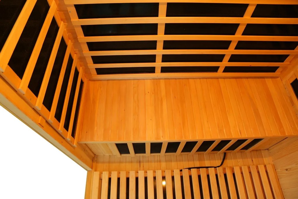 Sauna DeLuxe 2200 Carbon - BT, barna