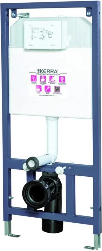 Tinos Pacific Chrome falba építhető WC tartály szett