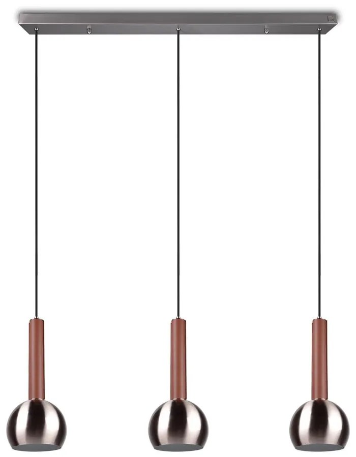 Szürke függőlámpa Ciliana – CINQUE