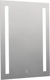 Szögletes tükör 60x70 cm LED világítással, fűtőfólia, érzékelő állítható hőmérséklettel 2700-6500K, IP44 ZIL6070TLEDS