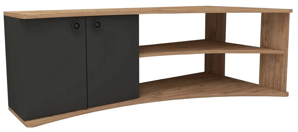TV szekrény Termera - Atlantic Pine, Anthracite