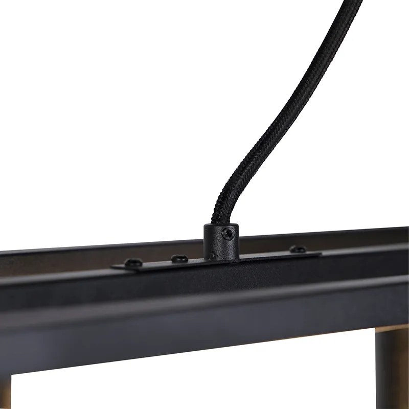 Okos ipari lógólámpa fekete, 4 db WiFi A60 izzóval - Cage