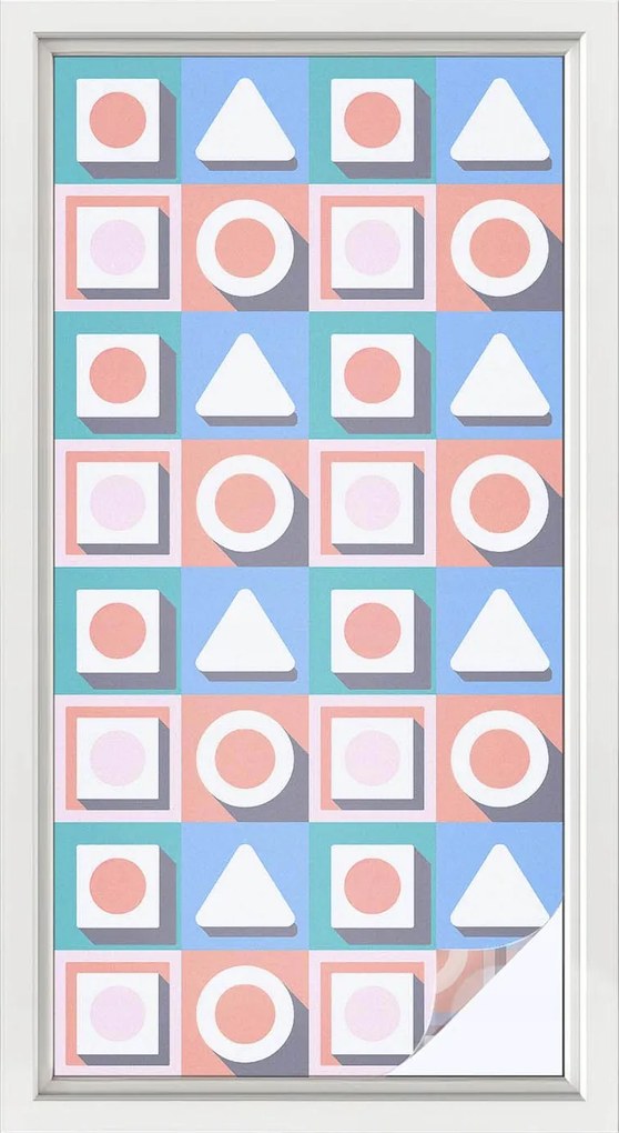 Ablakfólia öntapadós Adatvédelem Geometrikus minták 50x100