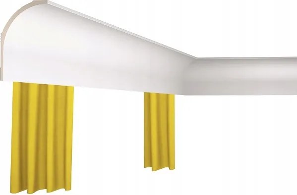 Mennyezeti díszléc 18cm nem gyúlékony karnis függönykarnis 2m Nmc