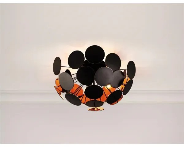 Searchlight 3073-3BG - Mennyezeti lámpatest DISCUS 3xE14/60W/230V