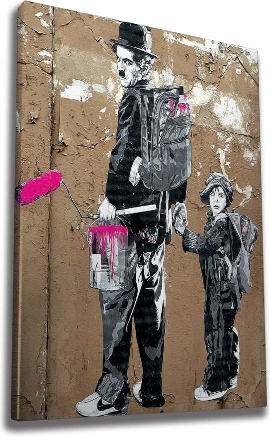 WY57 Banksy vászonkép, 50 x 70 cm