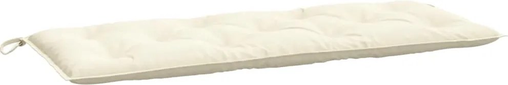 vidaXL krémszínű oxford szövet kerti padpárna 120 x 50 x 7 cm