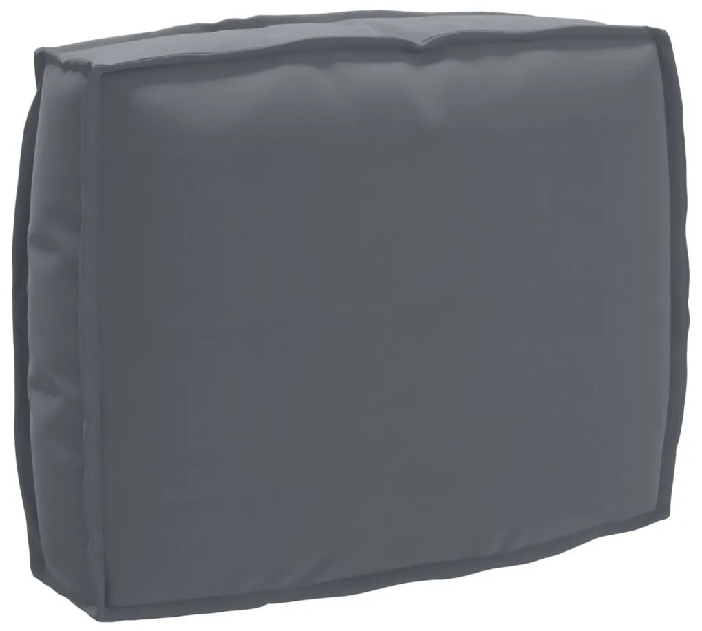 Raklap párna készlet 2 pcs Antracit 50 x 50 x 12 cm