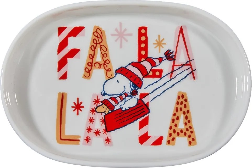 PEANUTS ovális tálka , Snoopy FaLaLa