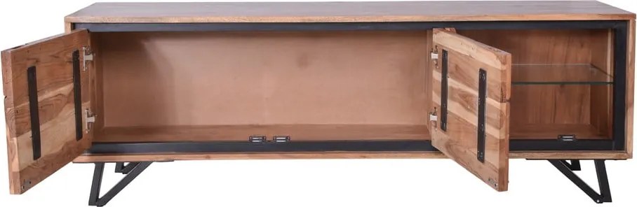 Natúr színű akácfa TV-állvány 150x51x40 cm Ambala – Interia Home & Living