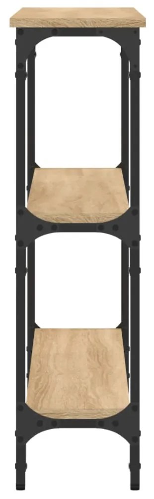 vidaXL sonoma tölgy színű szerelt fa dohányzóasztal 100 x 22,5 x 75 cm