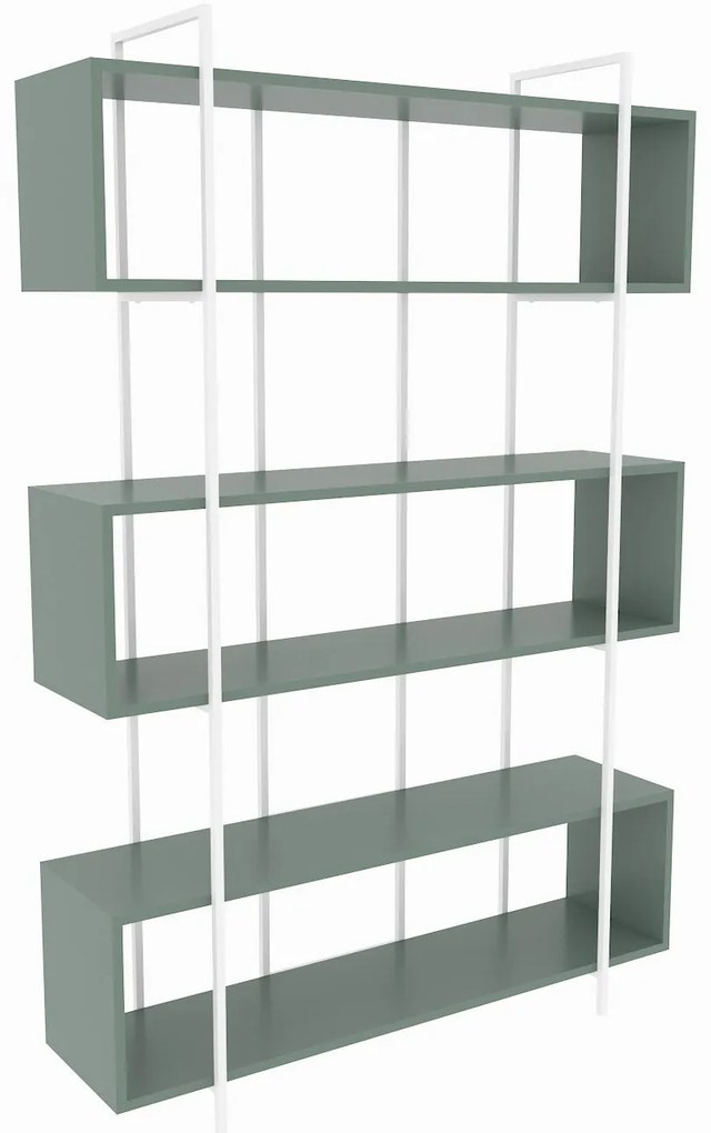 könyvespolc Bruti - Green, White
