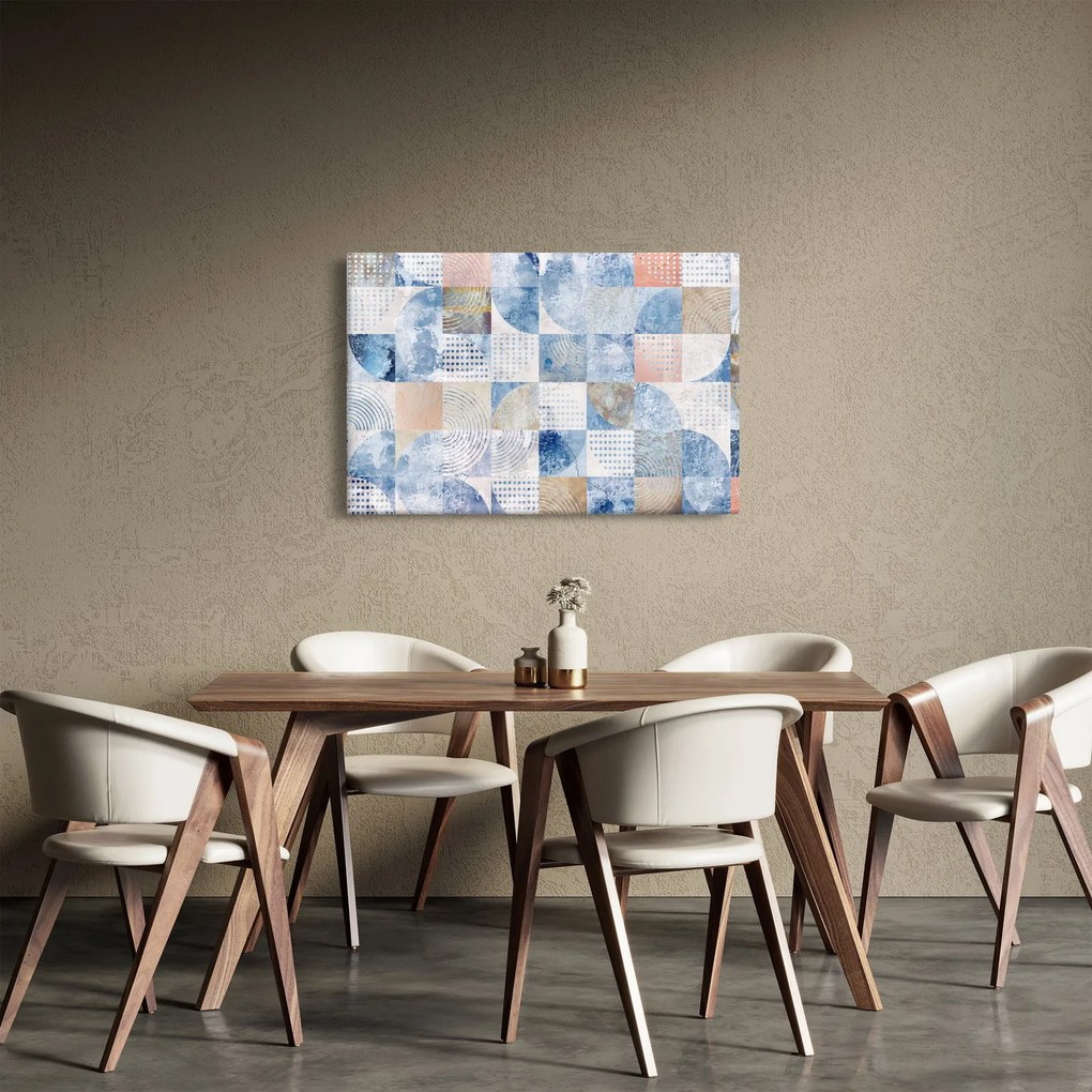 Kép - Geometrikus formák a falon (90x60 cm)
