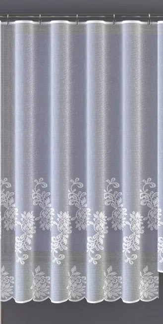 Mg Függöny 623/883 Fehér 400x180cm Kész Szalaggal M