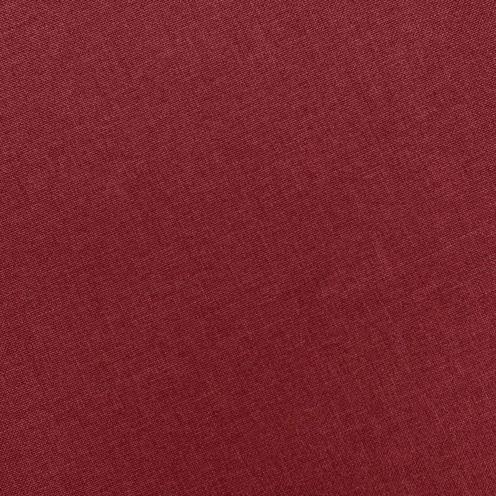 bordó szövet masszázsfotel lábtartóval