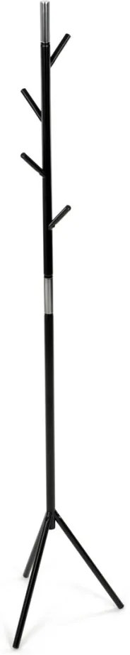 Modern Állófogas, magasság 179 cm, fém szerkezet, matt fekete lakk, teherbírás 6 kg